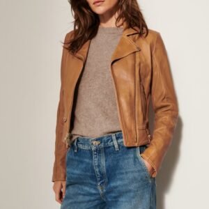 Ariel Leather Moto Jacket