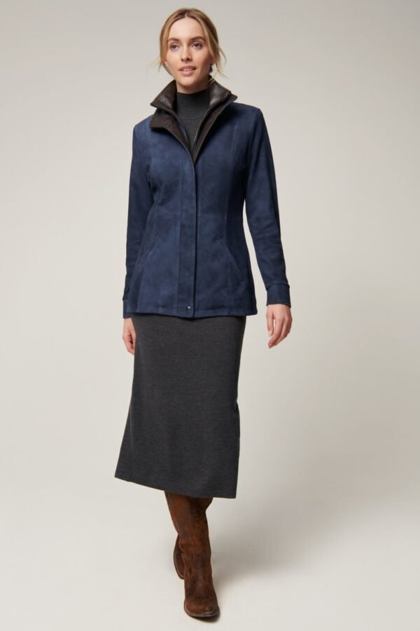 Rory Distressed Leather Jacket - Image 4