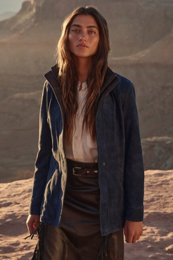 Rory Distressed Leather Jacket - Image 3