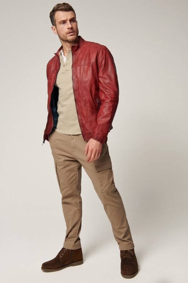 Leather Moto Jacket - Image 3