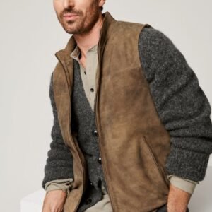 Suede Leather Vest