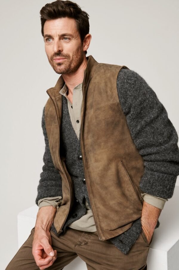 Suede Leather Vest