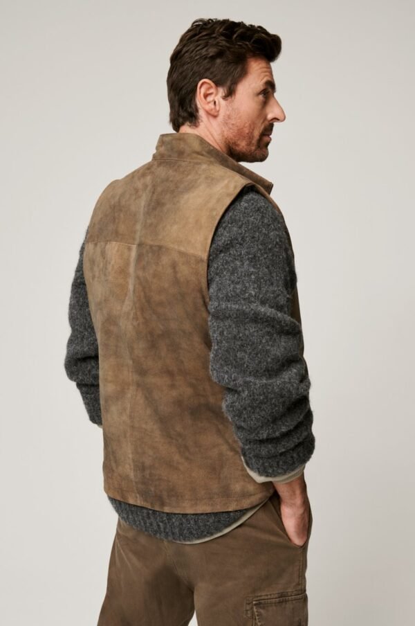 Suede Leather Vest - Image 2
