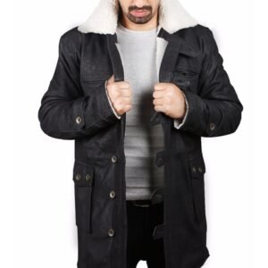 Bane Coat Black Trench