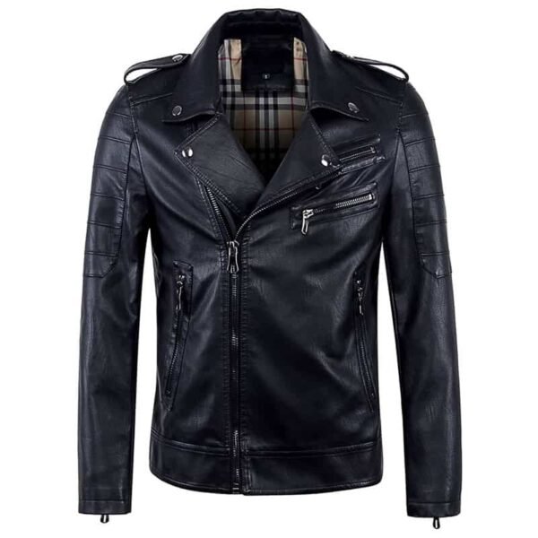 Vintage Asymmetric Lightweight Leather