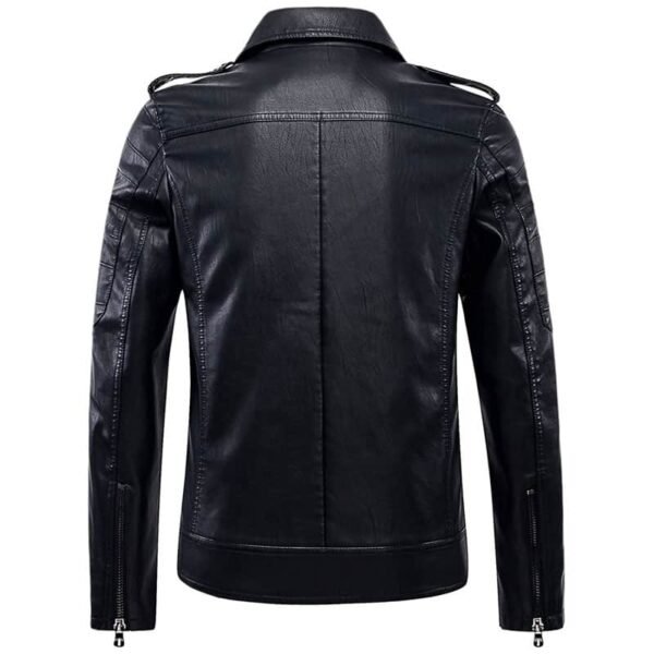 Vintage Asymmetric Lightweight Leather - Image 2